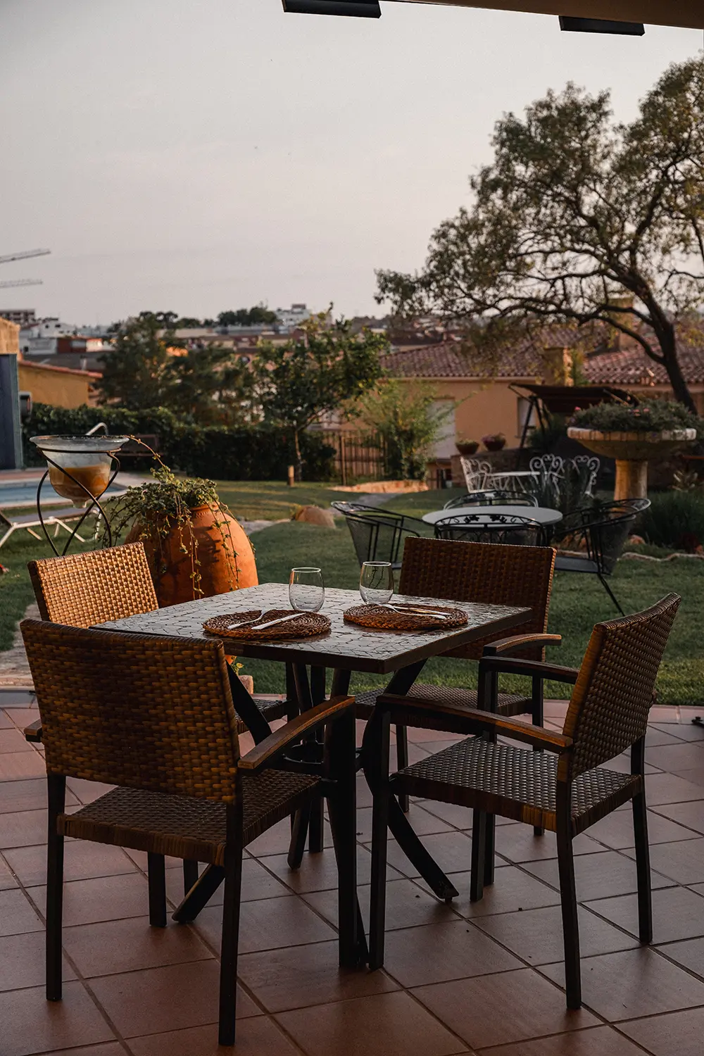 El Terral en Palamós terraza